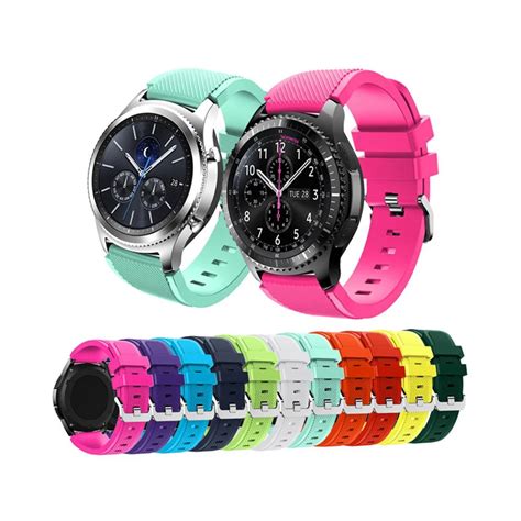 Watch Band for Samsung Galaxy Watch 46mm Sports Silicone Watch Bracelet ...