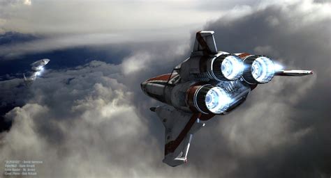 1364x768 resolution | gray and orange spaceship, Battlestar Galactica ...