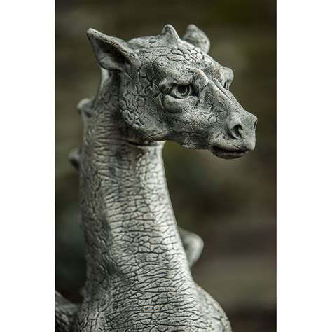 Cast Stone Large Dragon Outdoor Statue | Kinsey Garden Decor