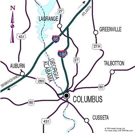 Columbus Road Map