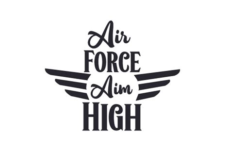 Air Force - Aim High SVG Cut file by Creative Fabrica Crafts · Creative ...