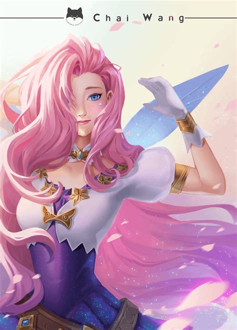 💖Seraphine fan art by Chai Wang on ArtStation💖 : r/SeraphineMains