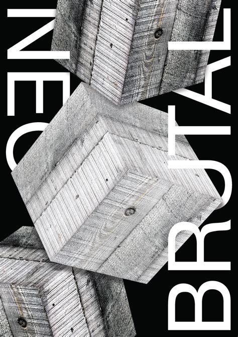 Neo Brutalist Poster :: Behance