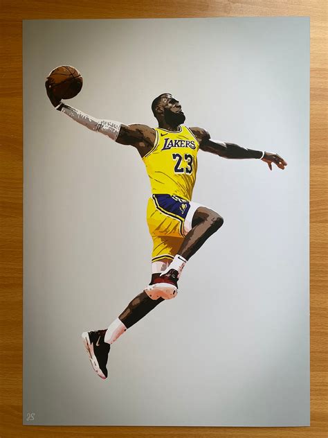 Lebron James Poster Sports Poster NBA Poster Gift for Men - Etsy