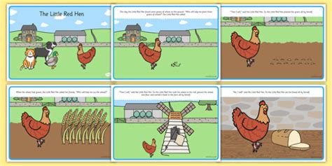 The Little Red Hen Story (teacher made)