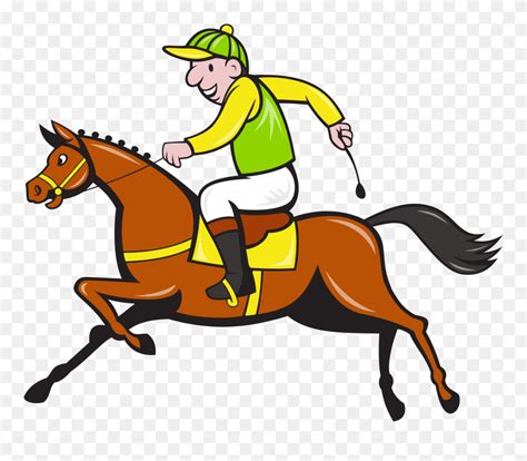 Png Jockey Transparent Images - Cartoon Horse Racing Clipart (#5409439 ...