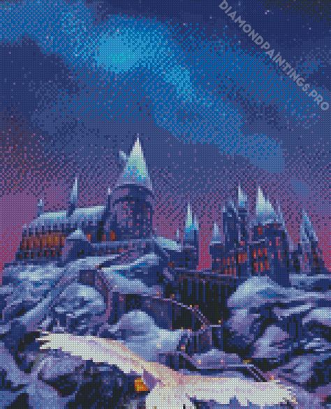 Hogwarts Castle Harry Potter - 5D Diamond Painting - DiamondPaintings.Pro