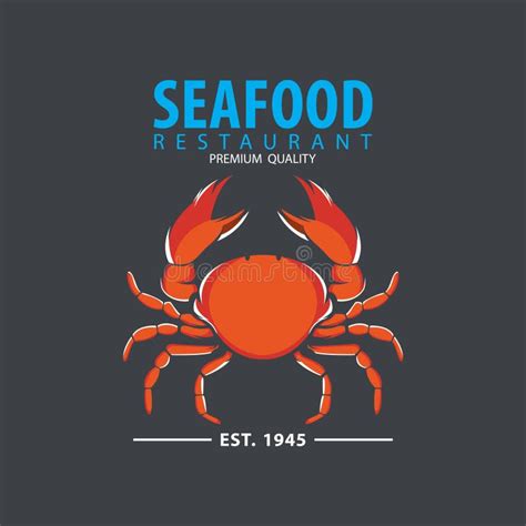 Seafood logo design stock vector. Illustration of fish - 94679841