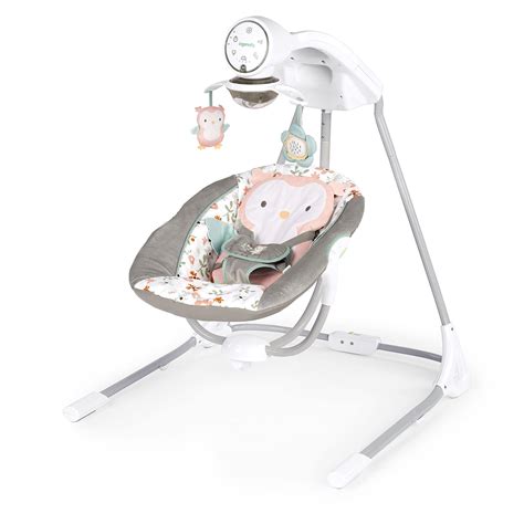 Ingenuity InLighten 5-Speed Baby Swing - Swivel Infant Seat, 5 Point ...