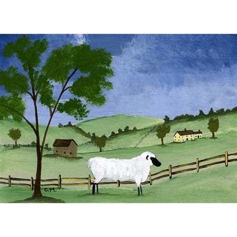 Sheep in the Field | Art tutorials watercolor, Folk art painting, Art