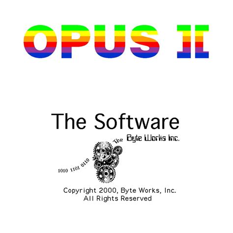 Opus ][: The Software - Juiced.GS