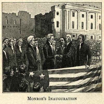 'James Monroe's Presidential Inauguration' Giclee Print | AllPosters.com