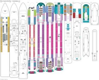 Pride of America Deck 8 Deck Plans