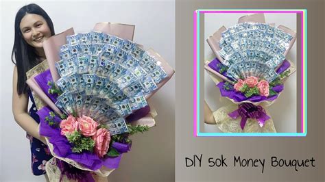 Diy 50k Money Bouquet / Bouquet Idea / Bouquet Tutorial - YouTube