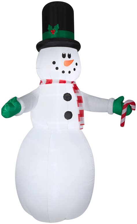 Holiday Time 10 ft Snowman Inflatable by Gemmy Industries - Walmart.com