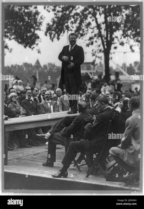 Theodore roosevelt speech hi-res stock photography and images - Alamy