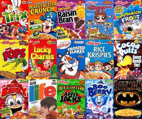 Ever Notice How the Cereal Box Characters are all LOOKING DOWN?! (child ...