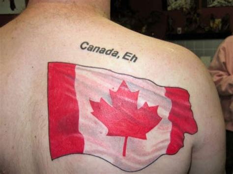 18 Patriotic Canadian Flag Tattoos - TattooBlend