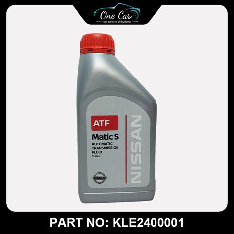 Nissan Matic S ATF Automatic Transmission Fluid (1L) - One Car ...