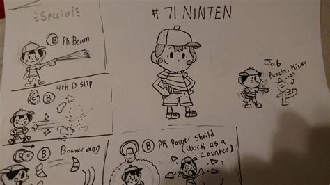 Ninten Smash moveset idea! : r/earthbound