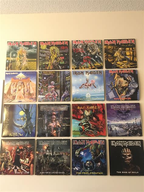 My collection of all 16 Iron Maiden studio albums : r/vinyl