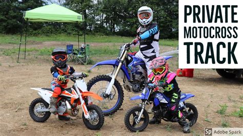 The Kids and I Ride Dirt Bikes At Our Private Motocross Track! - YouTube