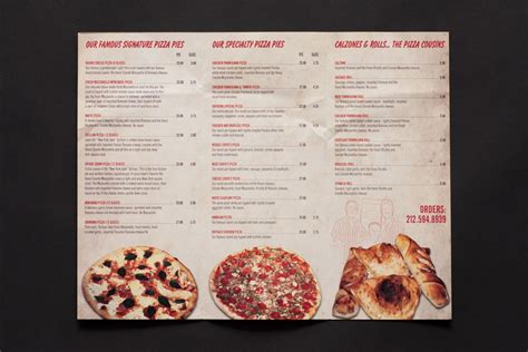 New York Pizza Suprema Menu | U.S. Pizza Museum