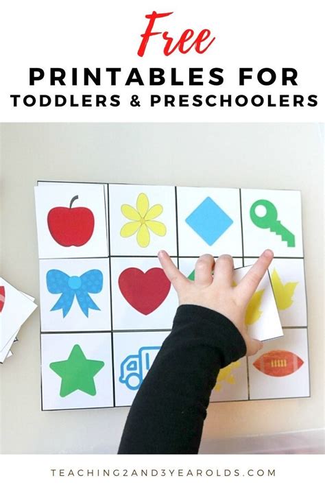 Free Toddler and Preschool Printables for Year-Round | Free preschool ...