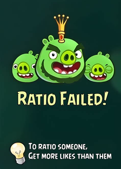 Angry Birds "Ratio Failed!" : r/MemeRestoration