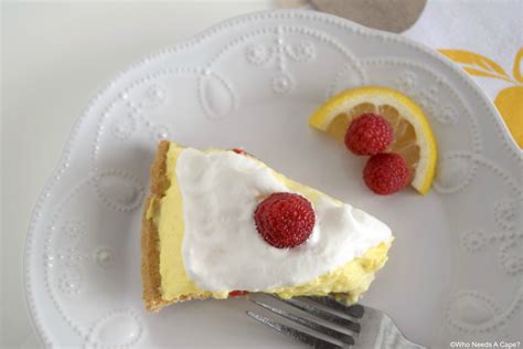 Creamy Lemon Layered Pie - Who Needs A Cape?