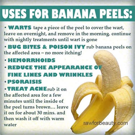 Many uses of banana peels! | Banana peel uses, Natural acne remedies ...