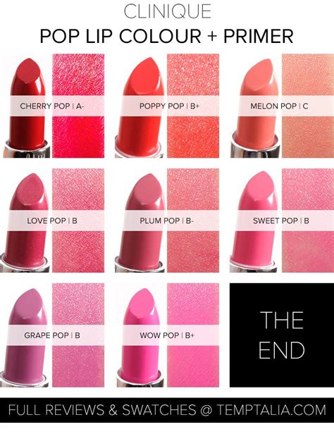 Round-up: Clinique Pop Lip Colour + Primer Overview & Thoughts | Clinique pop, Clinique lipstick ...