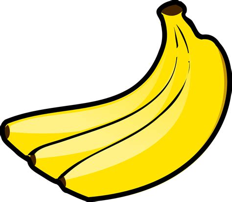 Banana Bunch Fruit · Free vector graphic on Pixabay