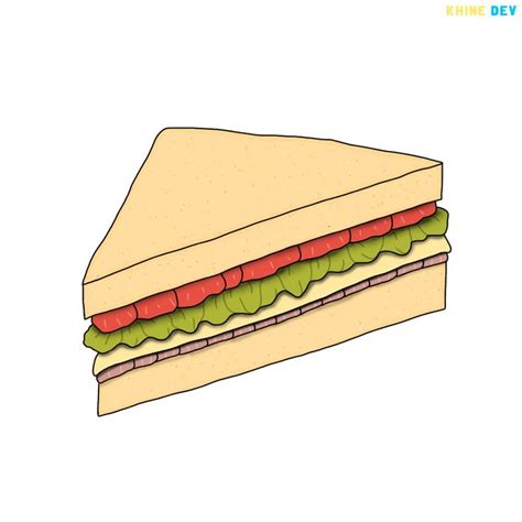 Sandwich 🥪 #KhineDev #art #artwork #ibispaintx #drawing #digitalart #sandwich #Cartoon #sandwiches