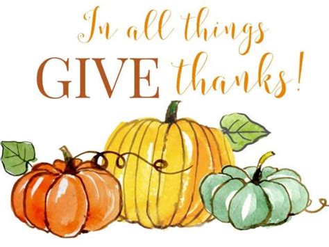 In All Things Give Thanks Free Thanksgiving Printable