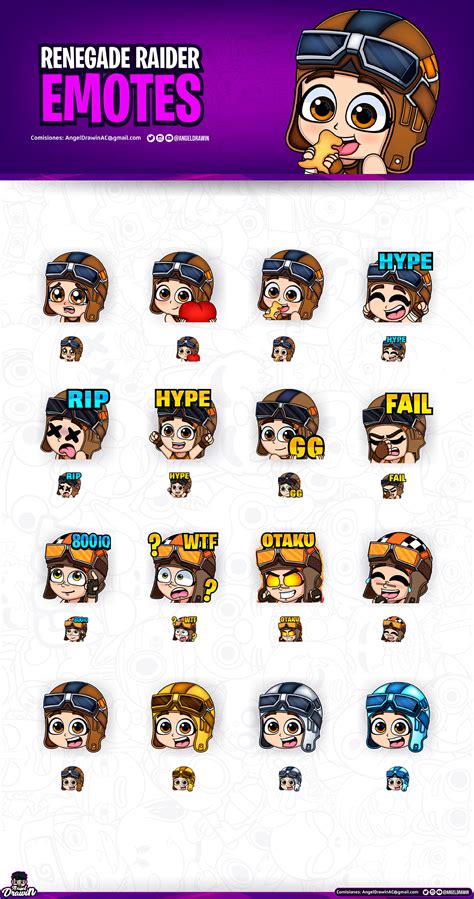 Animated Twitch Emotes - Fortnite Renegade Raider :: Behance