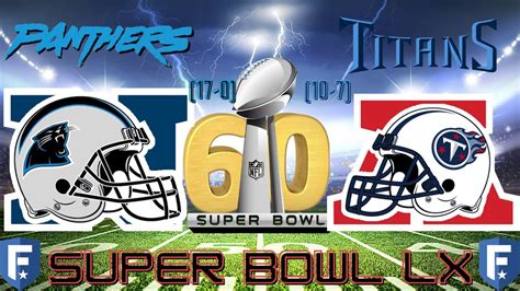 Super Bowl LX: (17-0) Panthers vs. Titans (10-7) (S4, Super Bowl 60) (Ep.85) - YouTube