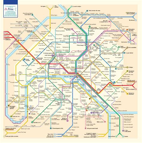 Plan du métro de Paris ≡ Voyage - Carte - Plan