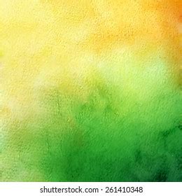 Watercolor Background Green Yellow Stock Vector (Royalty Free) 261410348 | Shutterstock