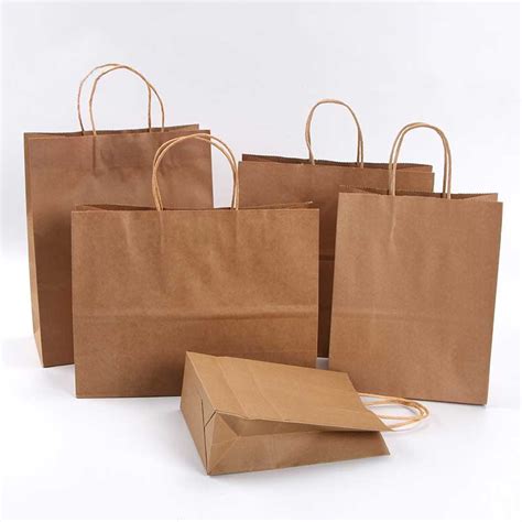 Bulk Brown Paper Bags with Handles - Custom Packaging | Boxes | Bags ...