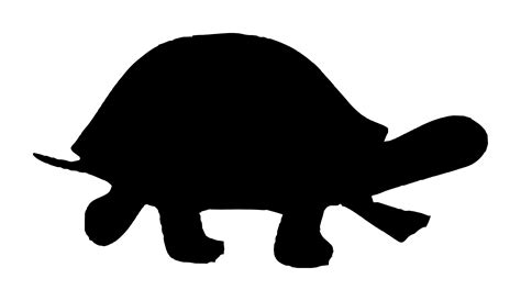 Silhouette - turtle by @SeriousTux, Turtle, silhouette, on @openclipart ...