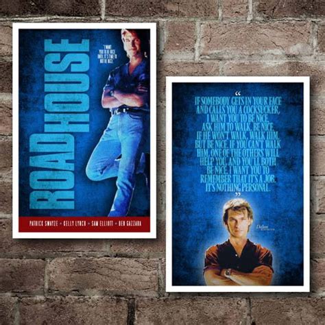 ROAD HOUSE Movie Quote Poster COMBO Pack: Reduced Shipping | Etsy