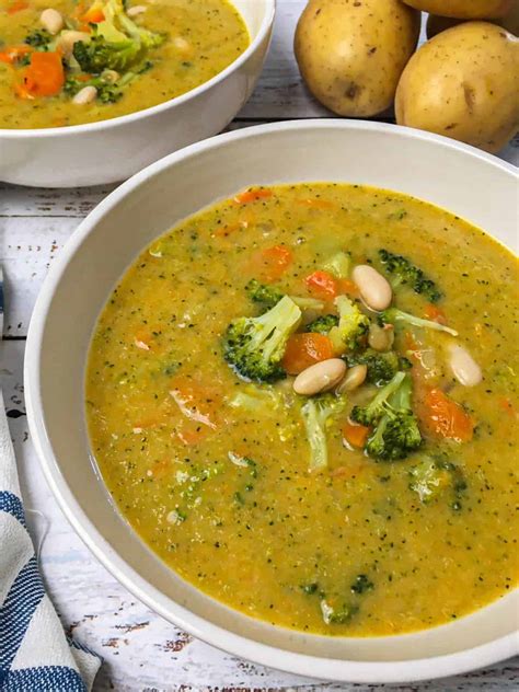 Healthy Broccoli Potato Soup - This Healthy Kitchen