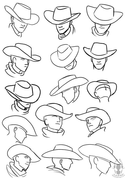 Cowboy Hat Drawing at PaintingValley.com | Explore collection of Cowboy Hat Drawing