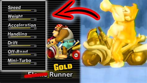 BEST Stats Mario Kart Wii Vehicle (Gold Runner!) - YouTube