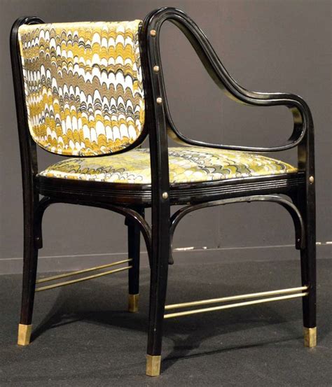 Koloman Moser - Fauteuil - Hêtre Teinté et Laiton - 1902 | Koloman moser, Art nouveau, Furniture