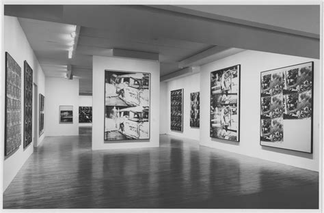 Installation view of the exhibition "Andy Warhol: A Retrospective" | MoMA