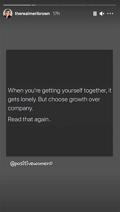 Sister Wives' Meri Brown Posts Quote About Choosing 'Growth Over Company'