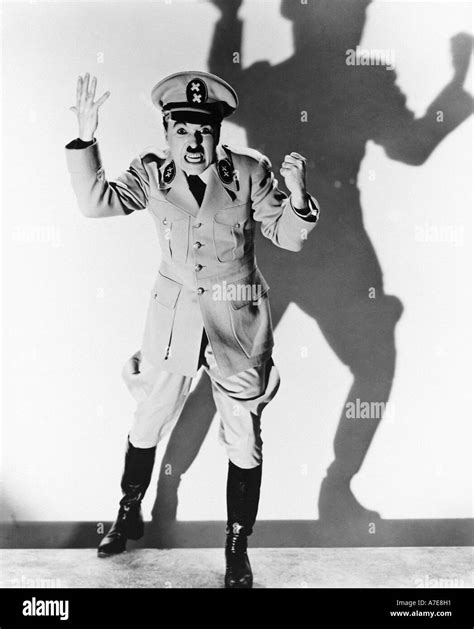 GREAT DICTATOR Charlie Chaplin in the 1940 film Stock Photo - Alamy