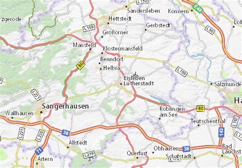 MICHELIN Eisleben map - ViaMichelin